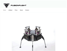 Tablet Screenshot of fusionflight.com